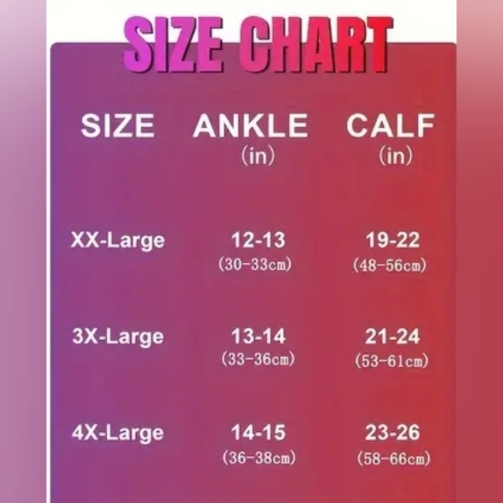 Your Choice 1 pair Plus Size Compression Socks - Picture 2 of 2